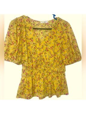 Yellow Floral Top